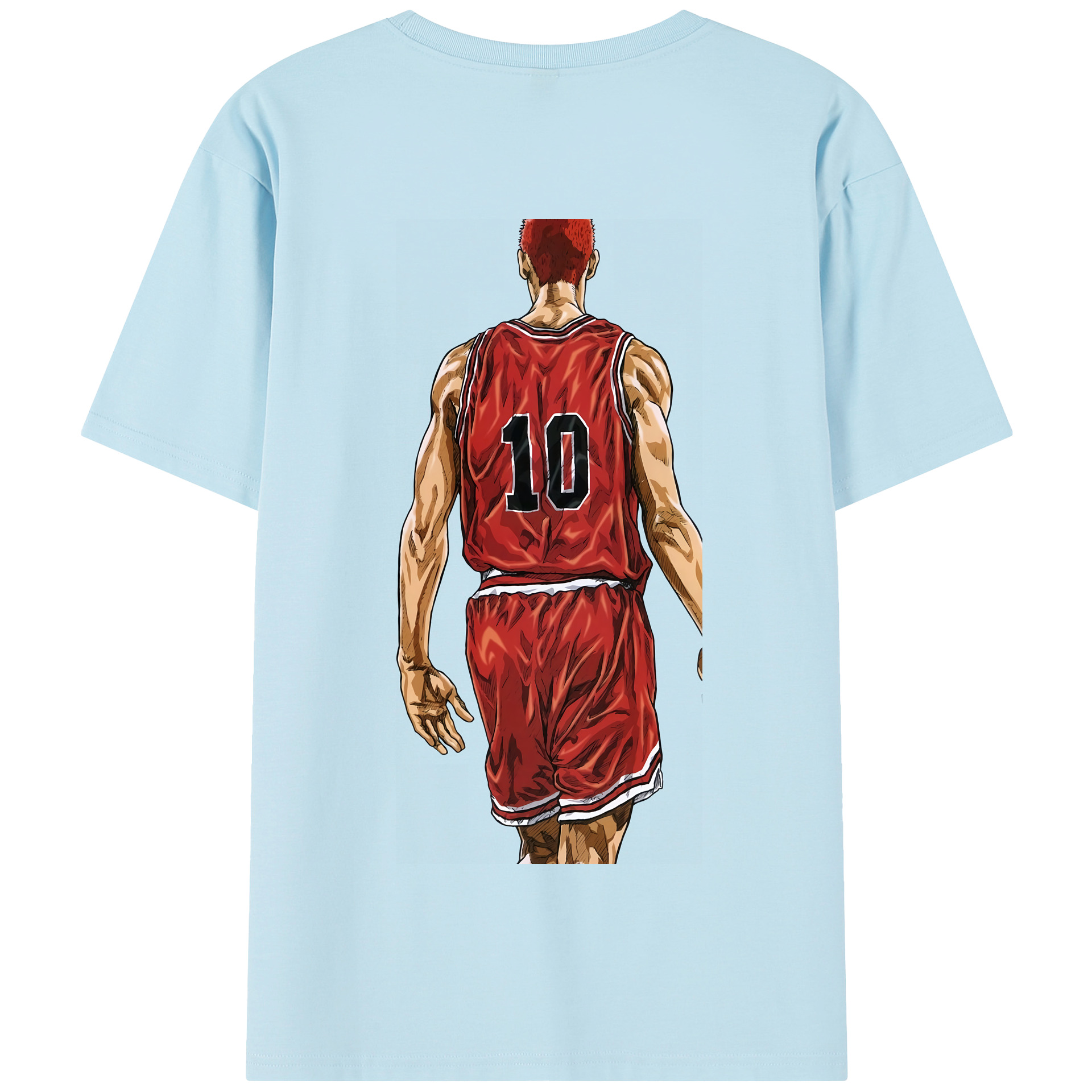 SLAM DUNK／スラムダンク 綿100％半袖Tシャツ（背面プリント）